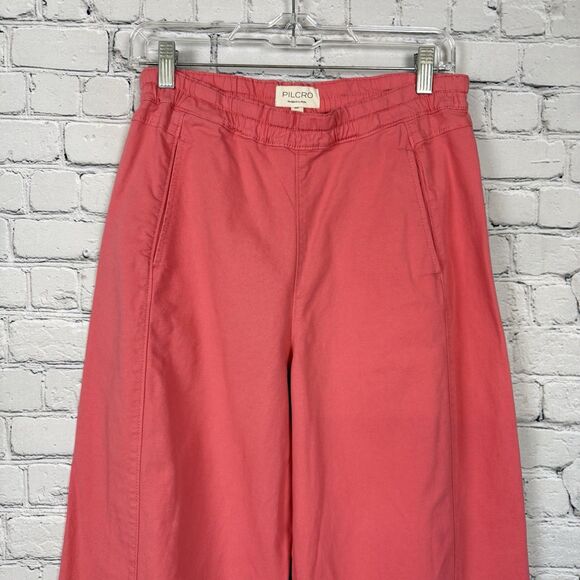 Anthropologie PILCRO The Izzie Relaxed Pull-On Barrel Leg Pants Womens XS Tall - Picture 2 of 11